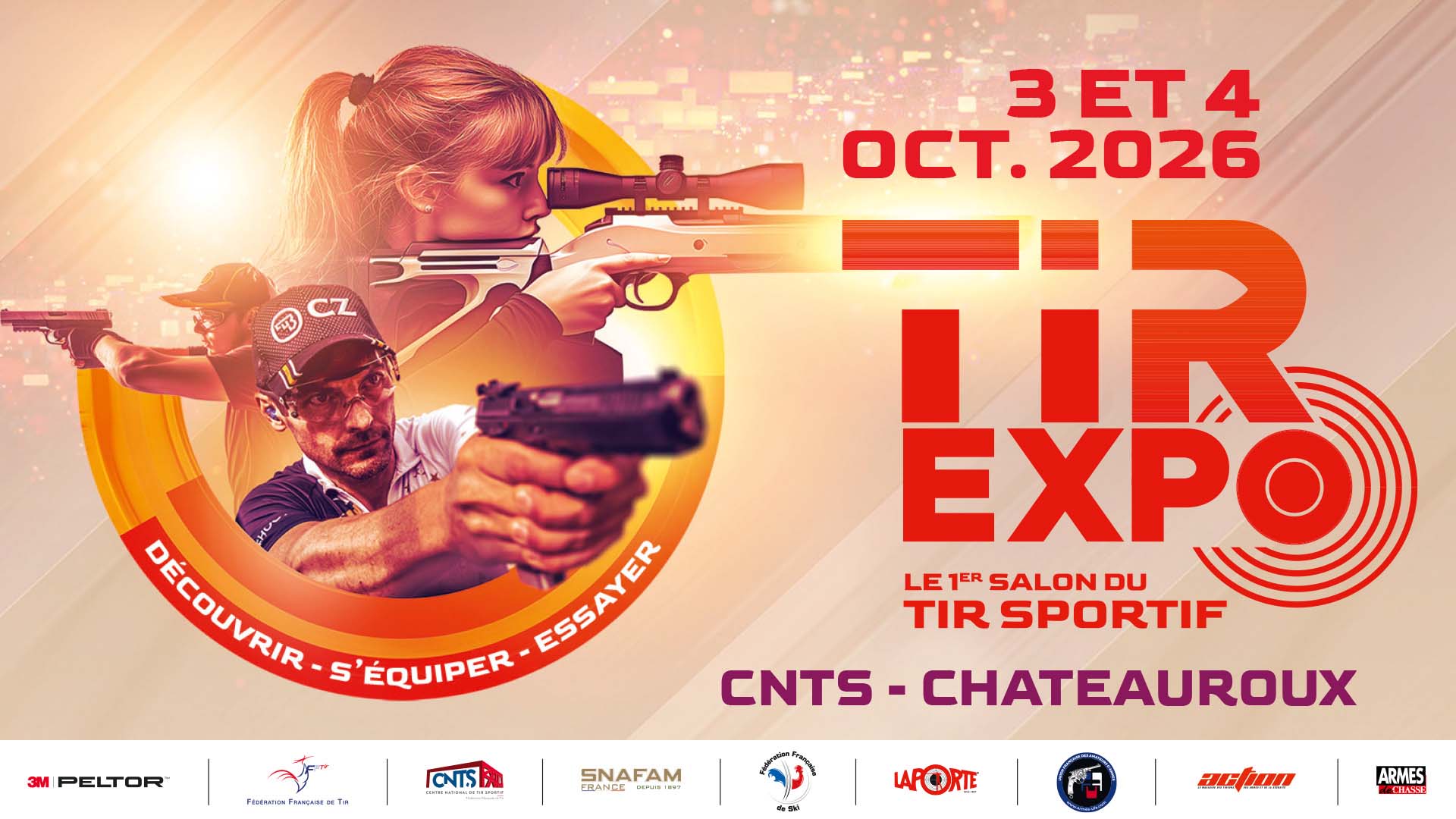 Tir Expo 2026, première édition du salon du tir sportif au CNTS de Châteauroux